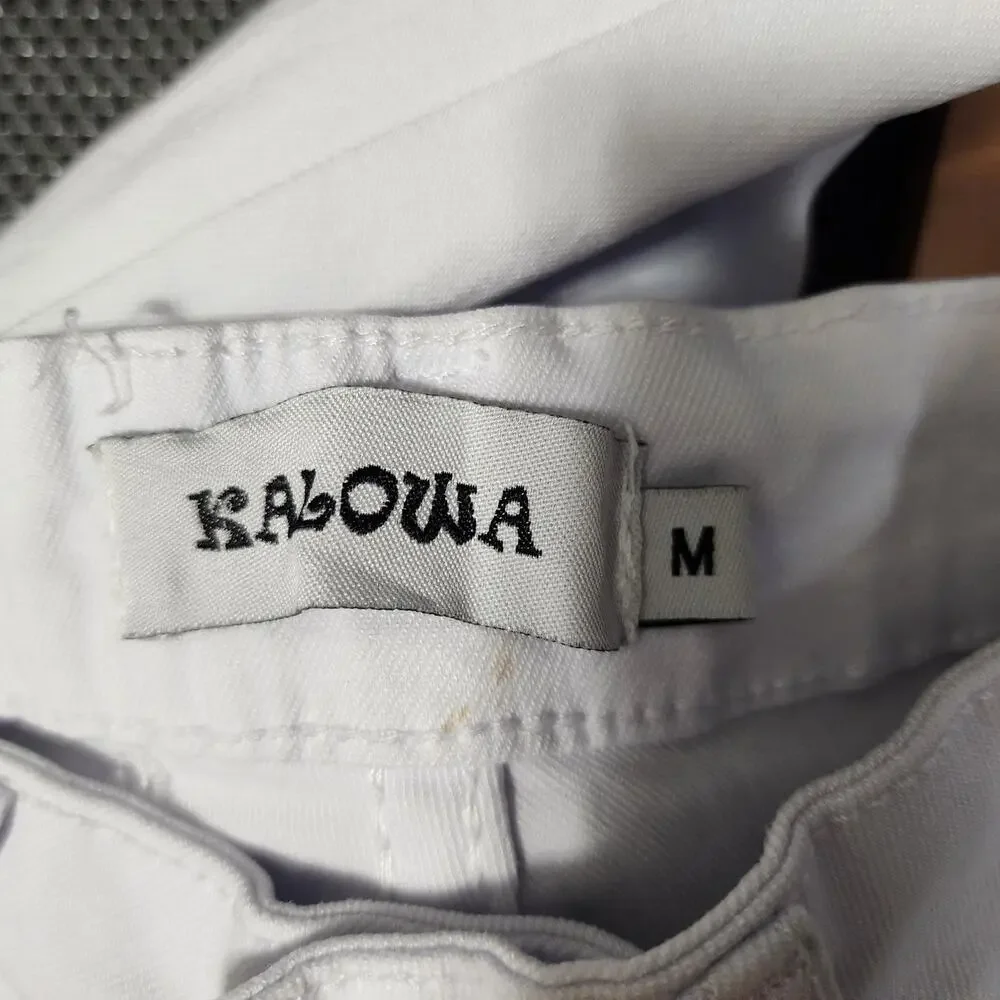 Kalowa White Skinny Pant Size Medium
